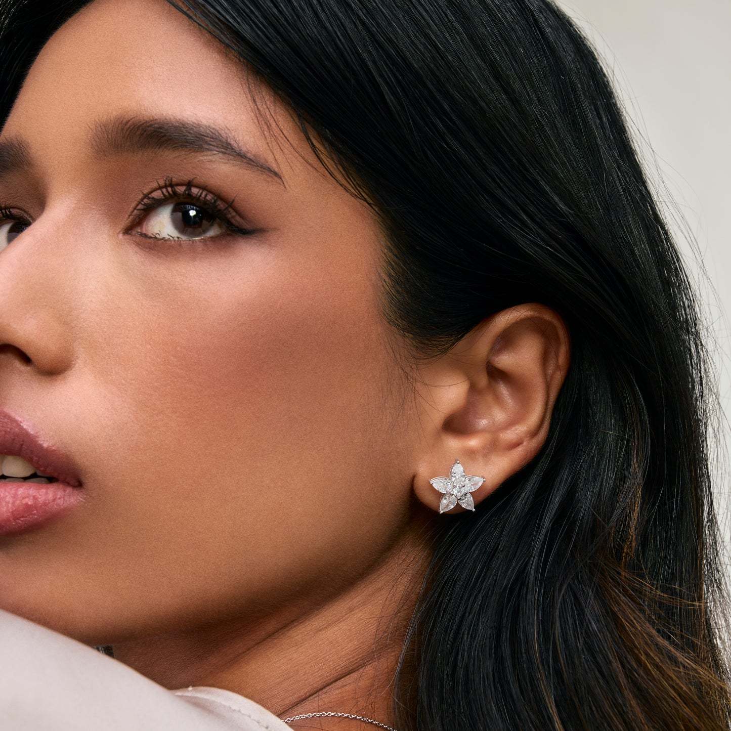 Dahlia Floral Earring