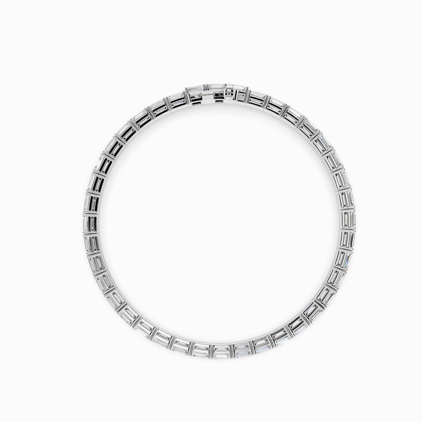 Tansy Emerald Cut Tennis Bracelet
