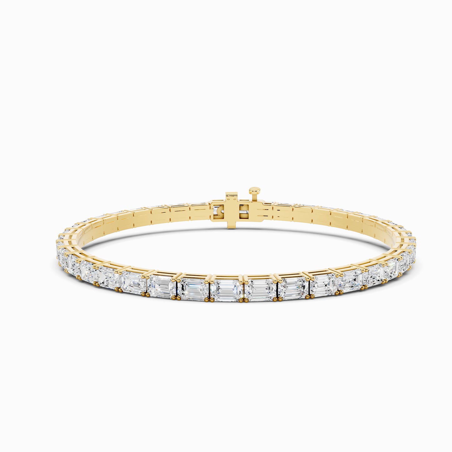 Tansy Emerald Cut Tennis Bracelet