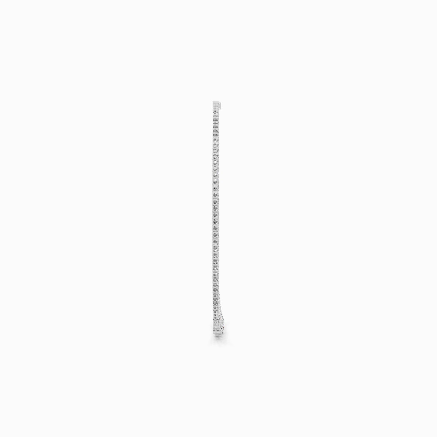 Celosia Round Cut Tennis Necklace