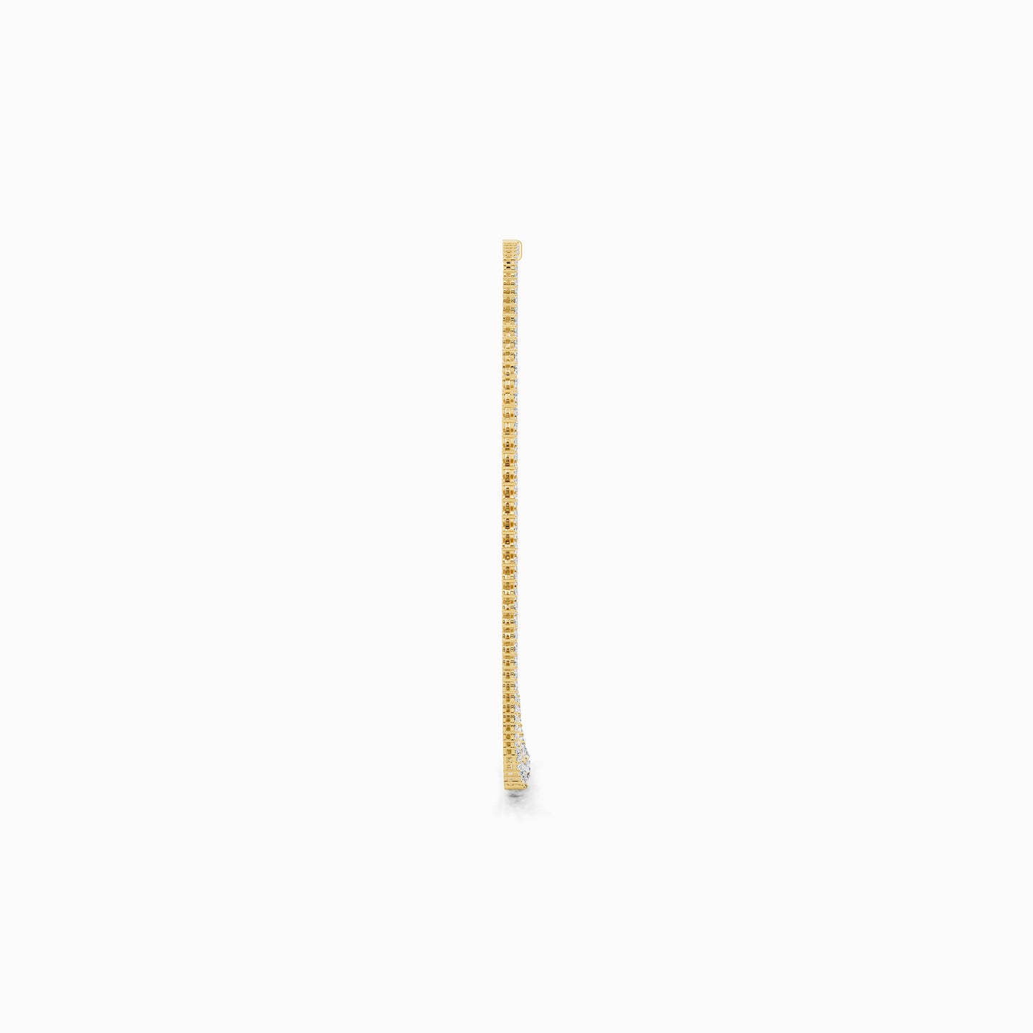 Celosia Round Cut Tennis Necklace