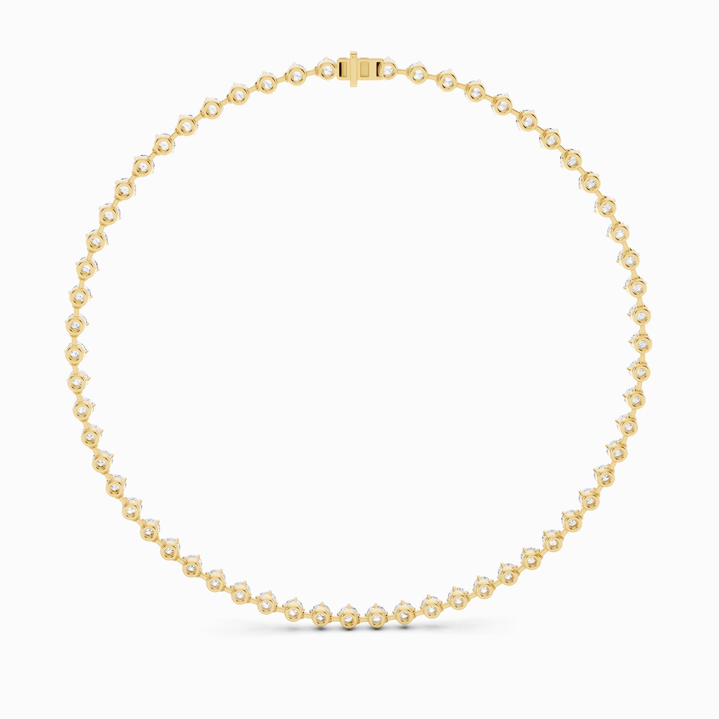 Laurel Round Cut Necklace