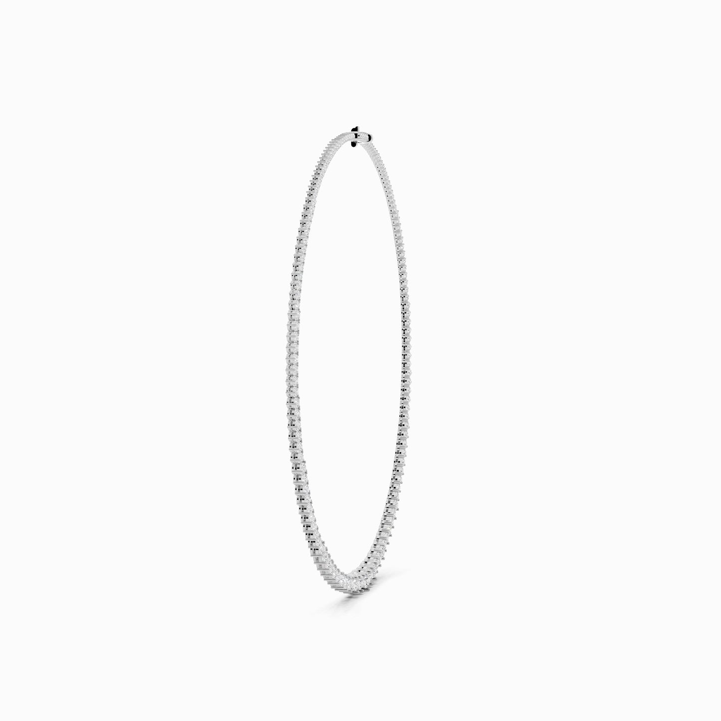 Gilia Round Cut Tennis Necklace