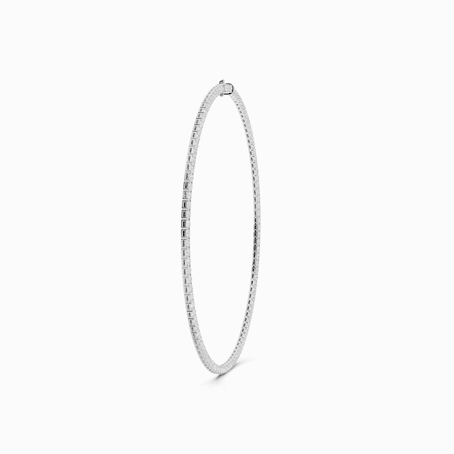 Nigella Round Cut Tennis Necklace