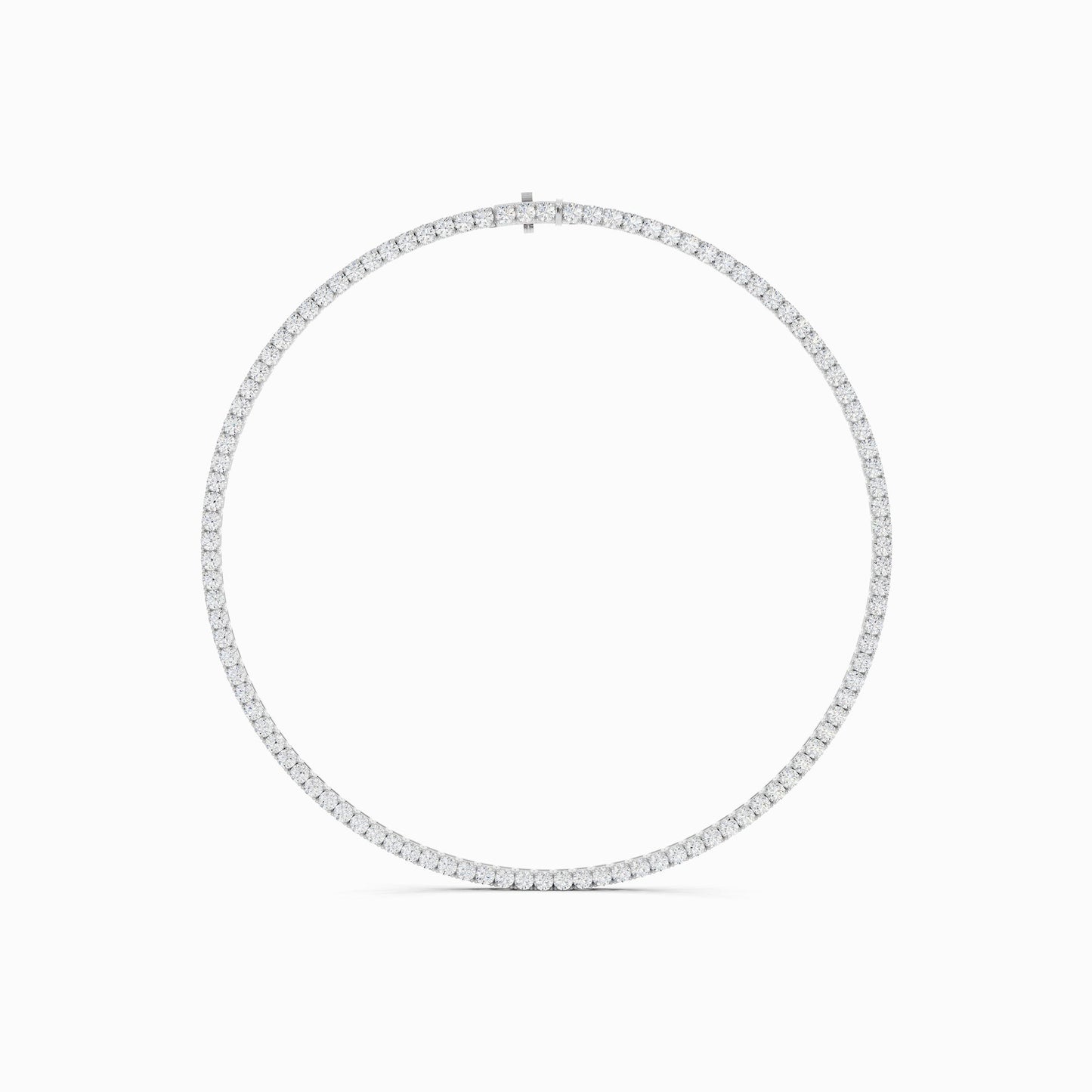 Nigella Round Cut Tennis Necklace