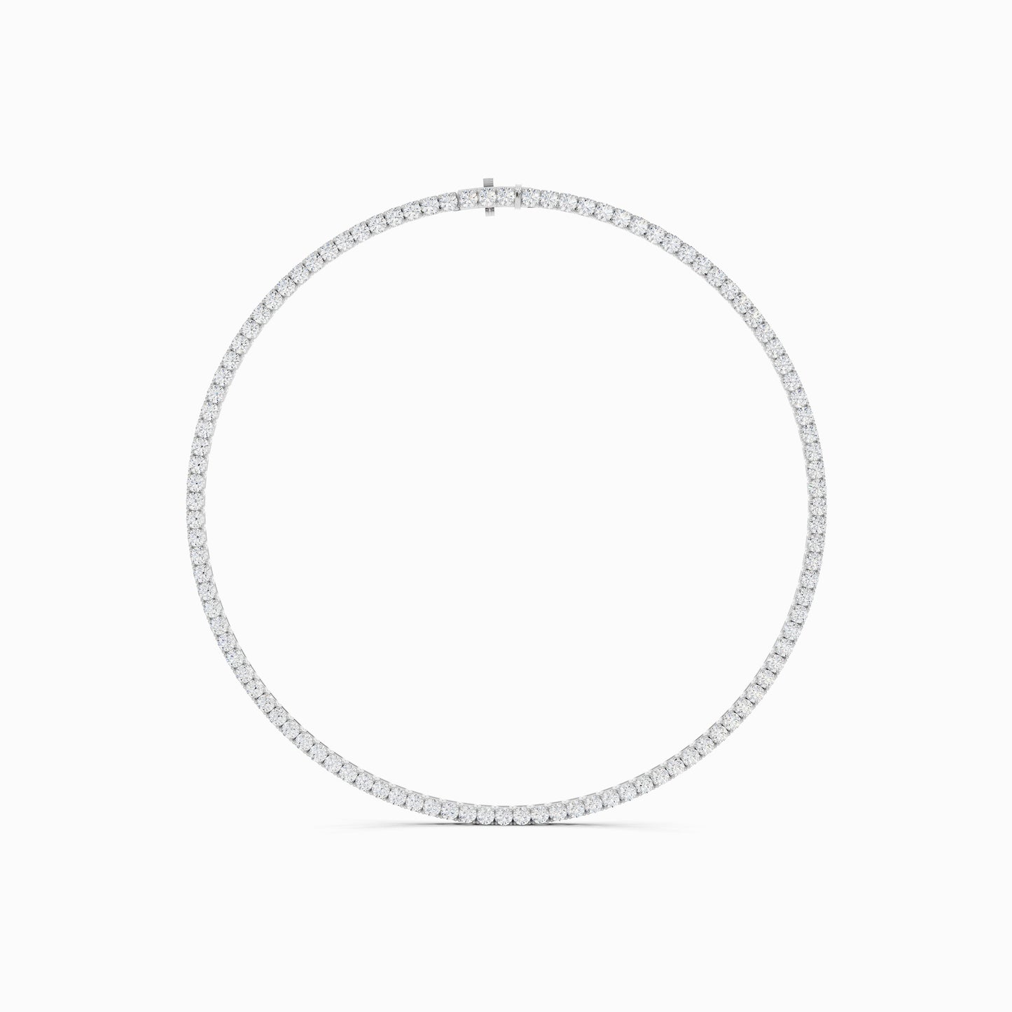 Nigella Round Cut Tennis Necklace