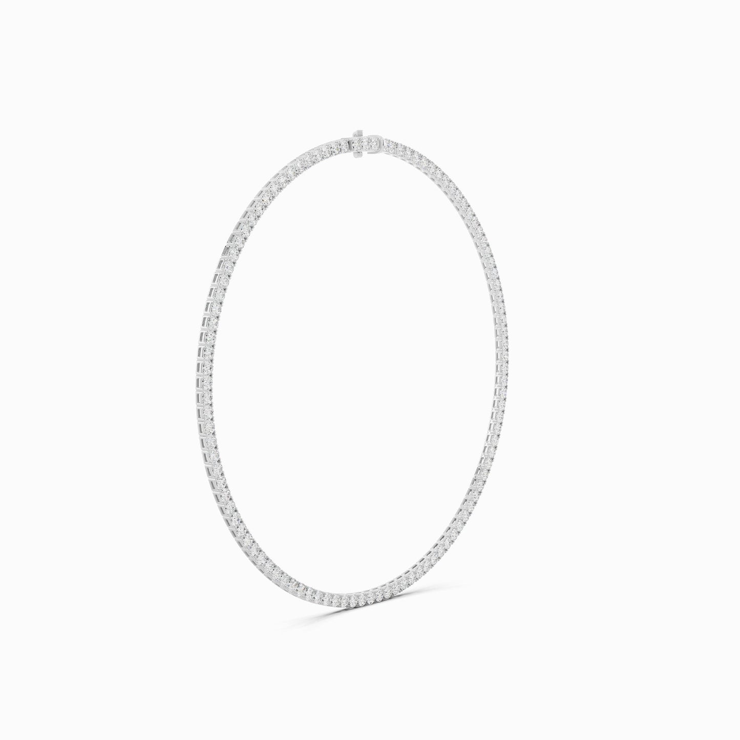 Nigella Round Cut Tennis Necklace