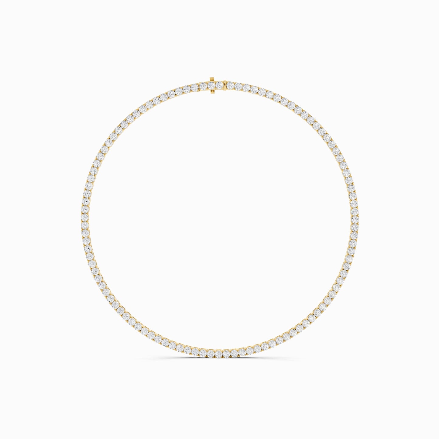 Nigella Round Cut Tennis Necklace