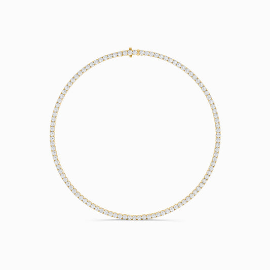 Nigella Round Cut Tennis Necklace