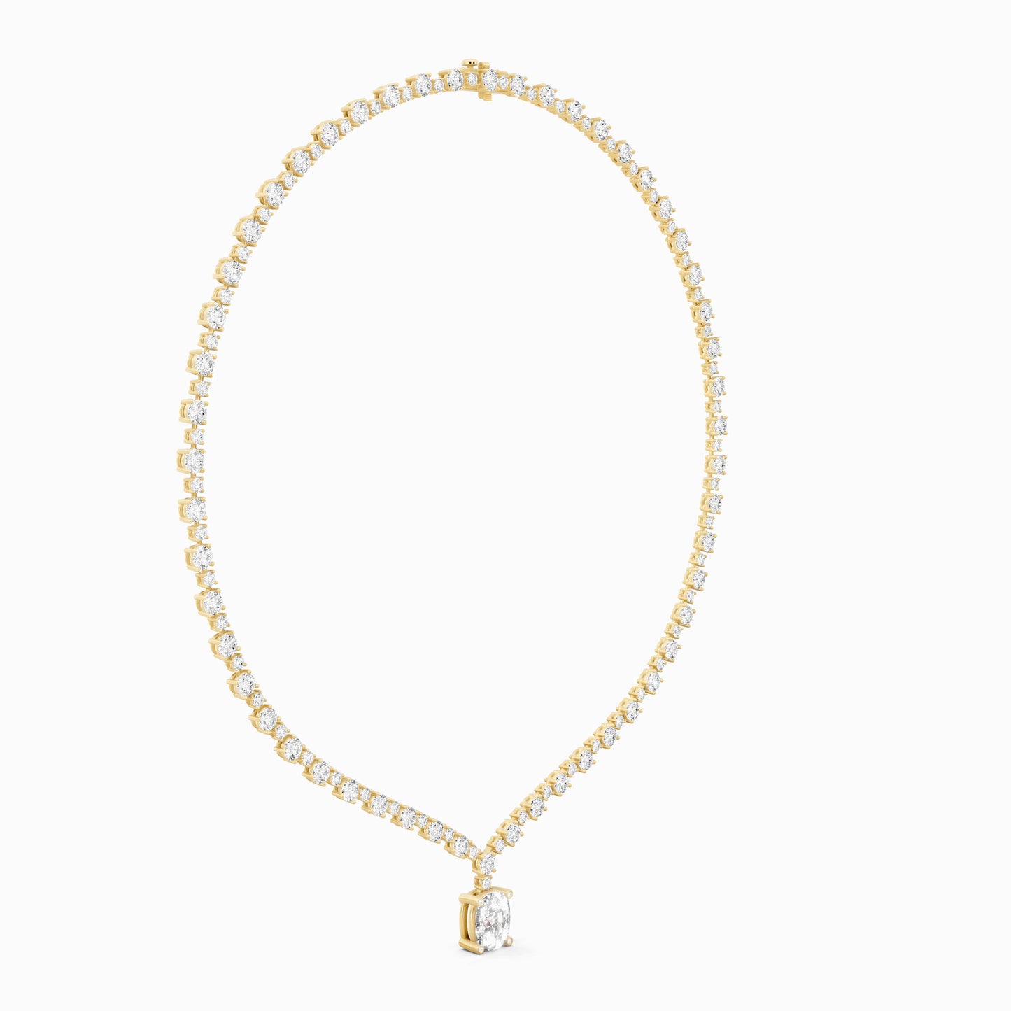 Valeriana Cushion Cut Necklace
