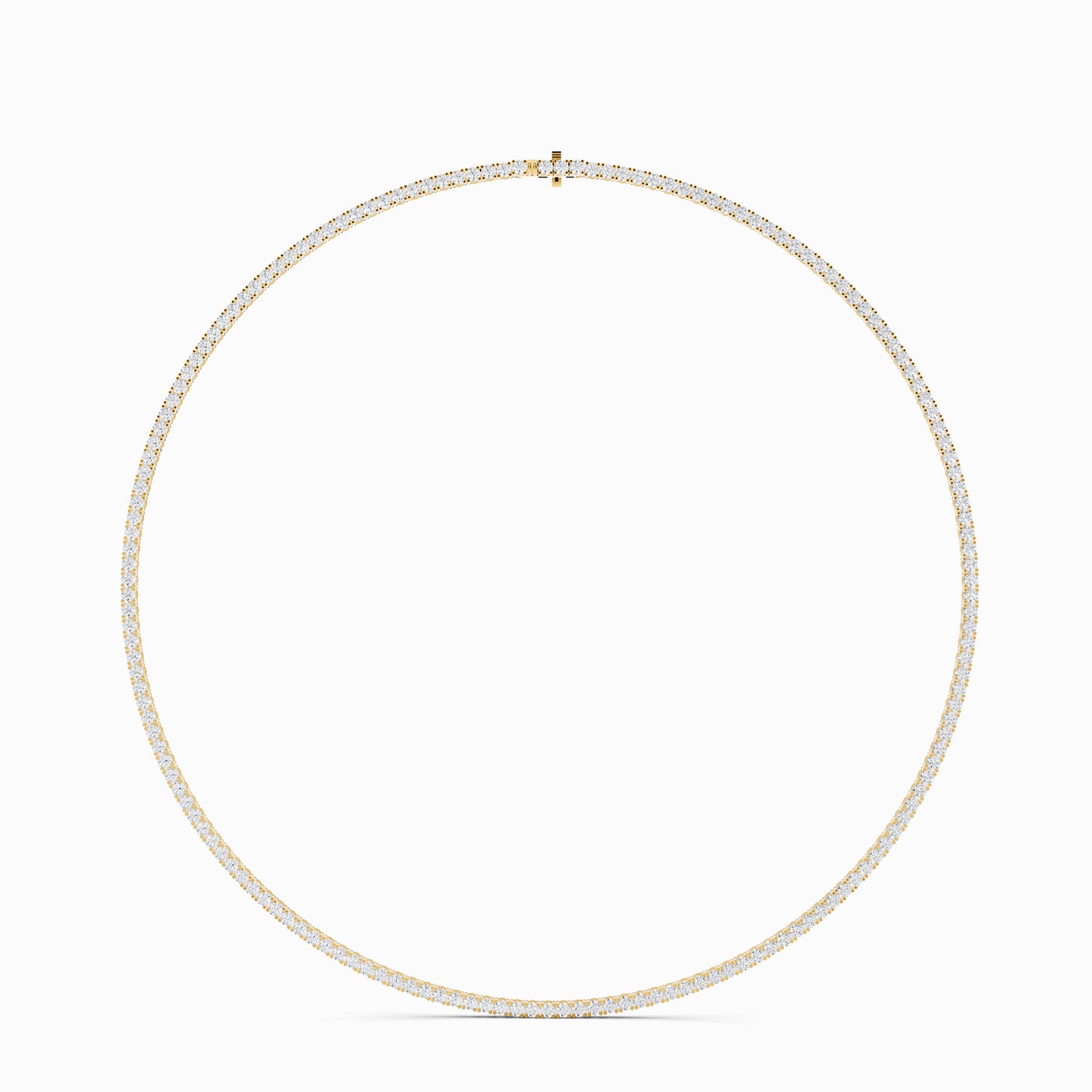 Senna Round Cut Tennis Necklace