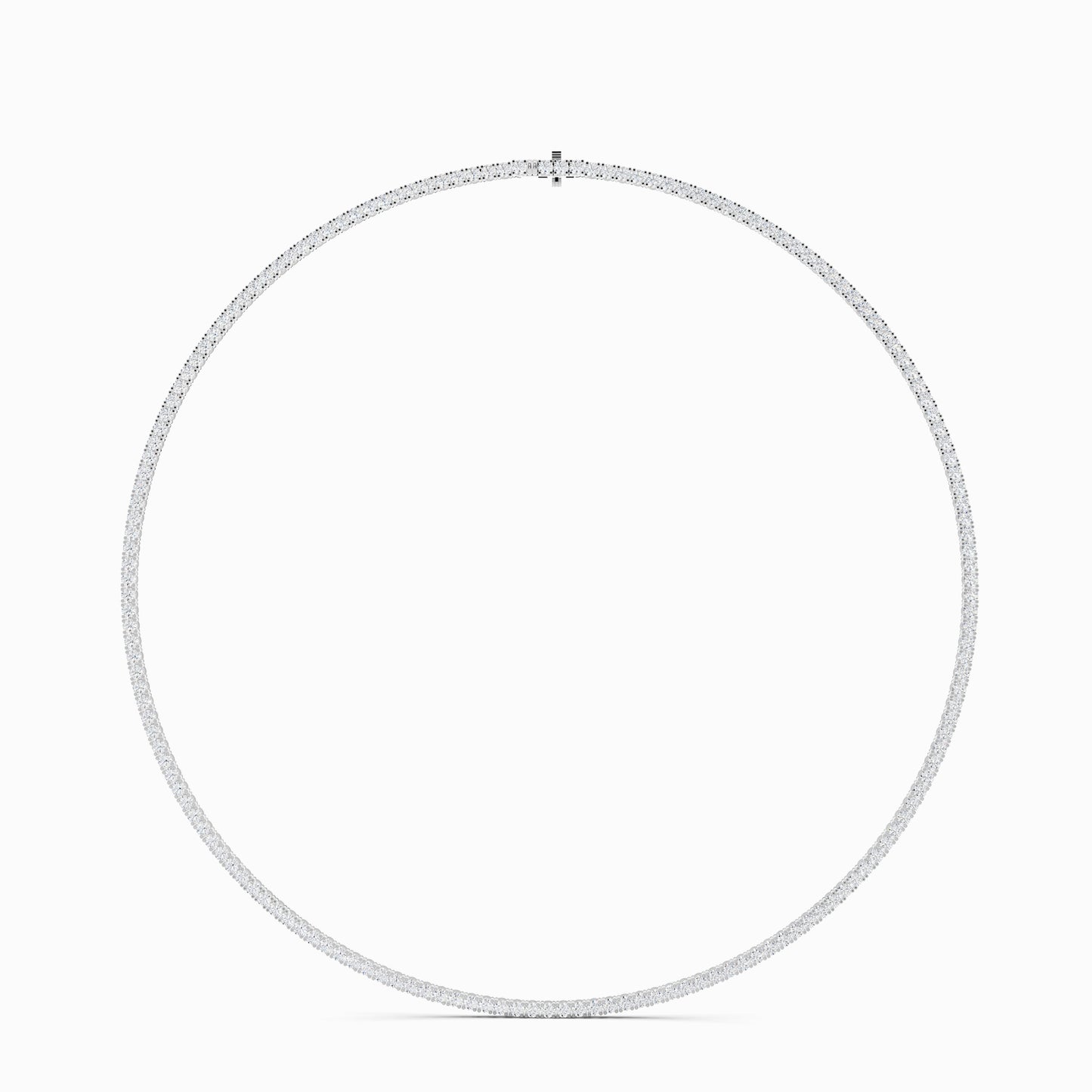 Senna Round Cut Tennis Necklace