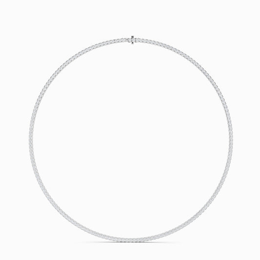 Senna Round Cut Tennis Necklace