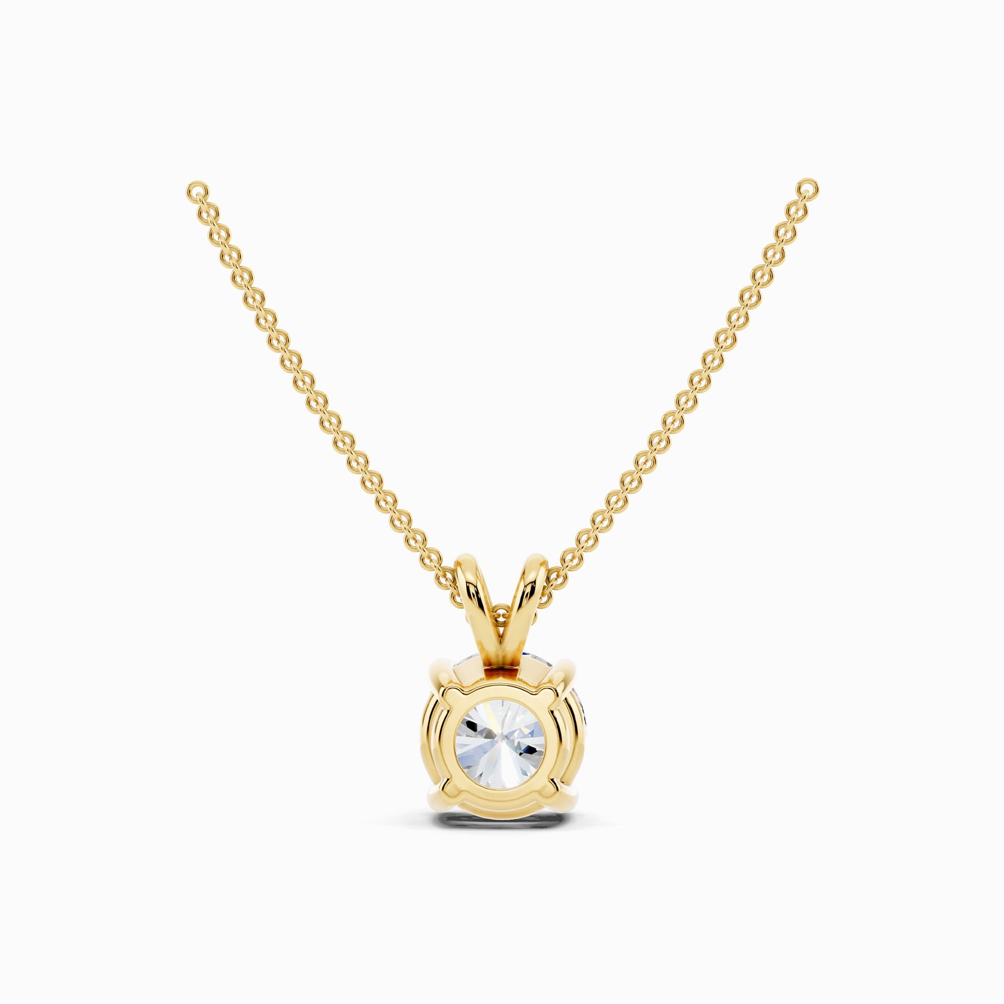 Kalmia Round Cut Solitaire Pendant