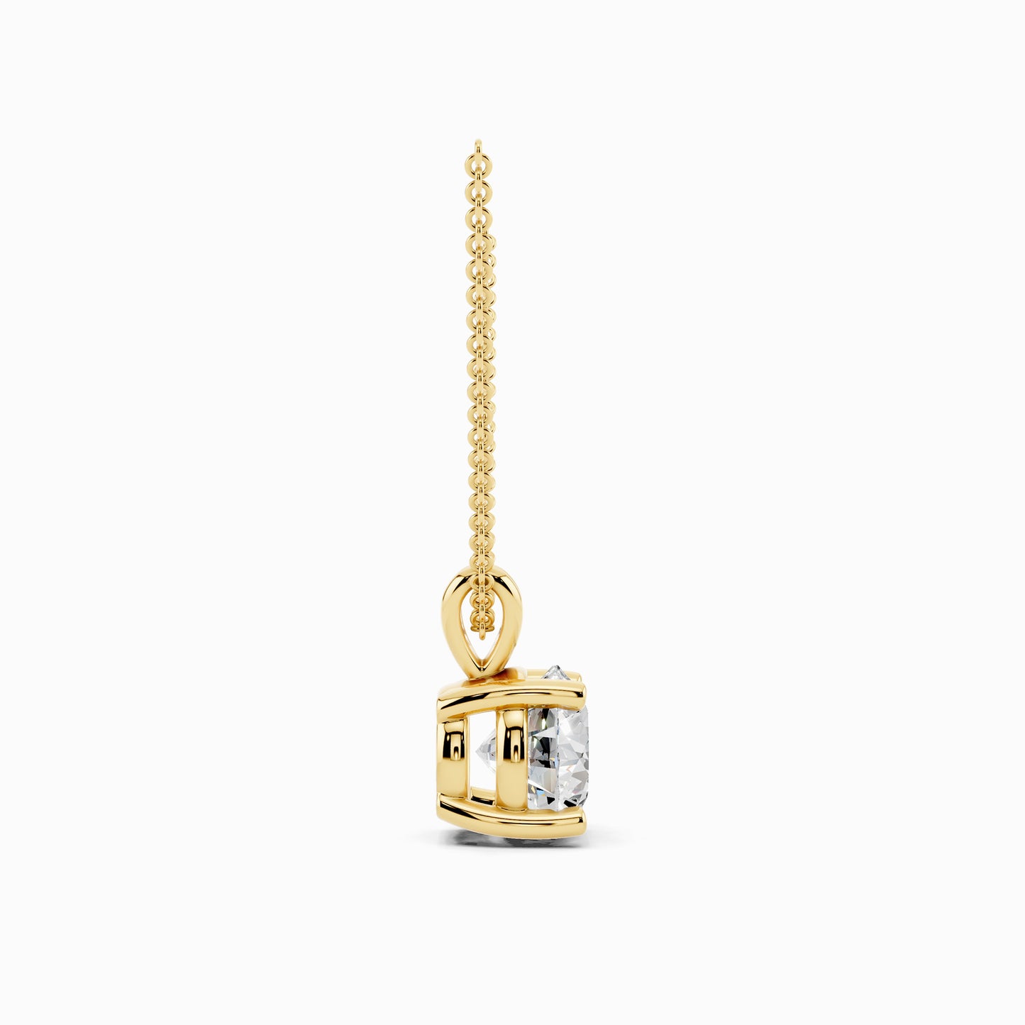 Kalmia Round Cut Solitaire Pendant