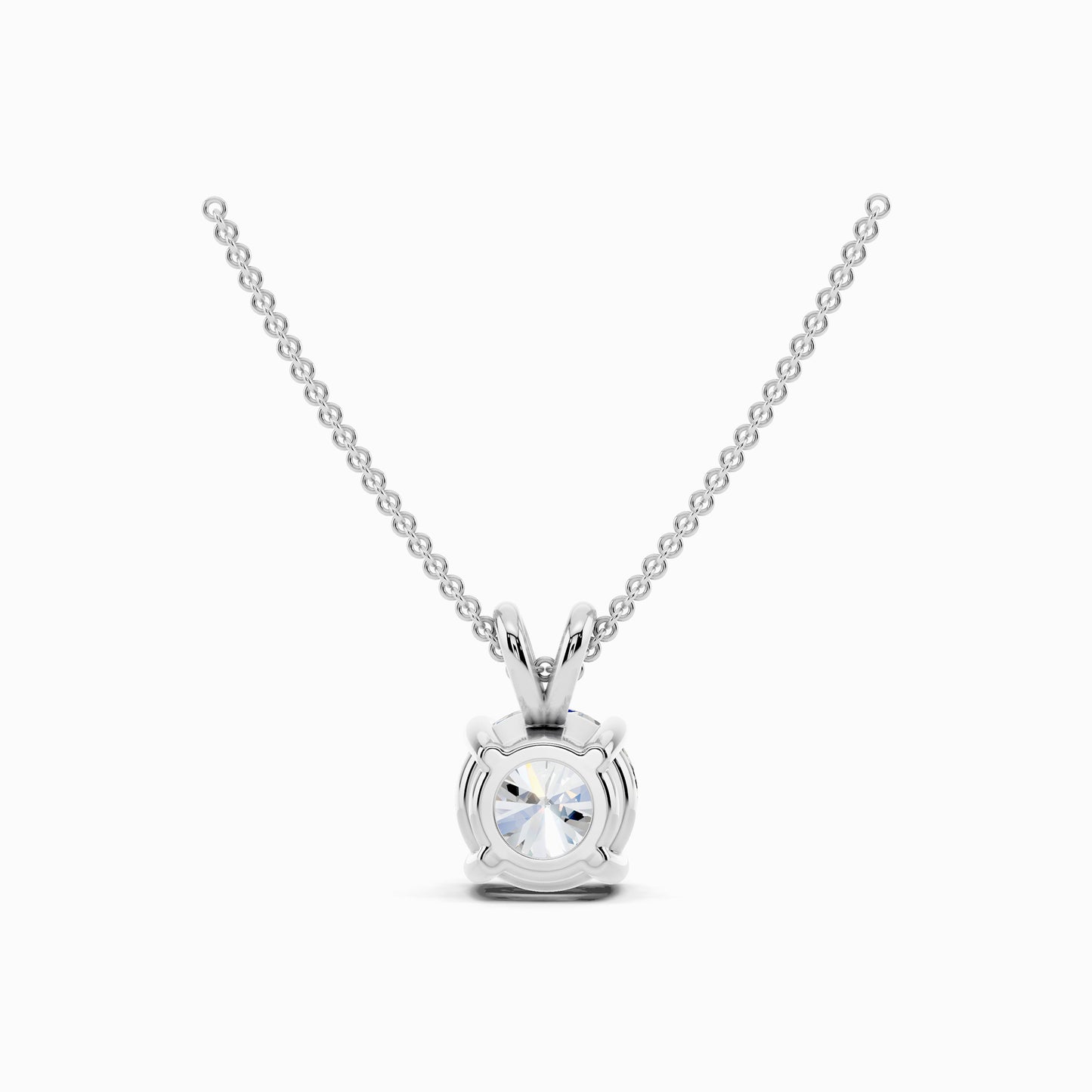 Kalmia Round Cut Solitaire Pendant