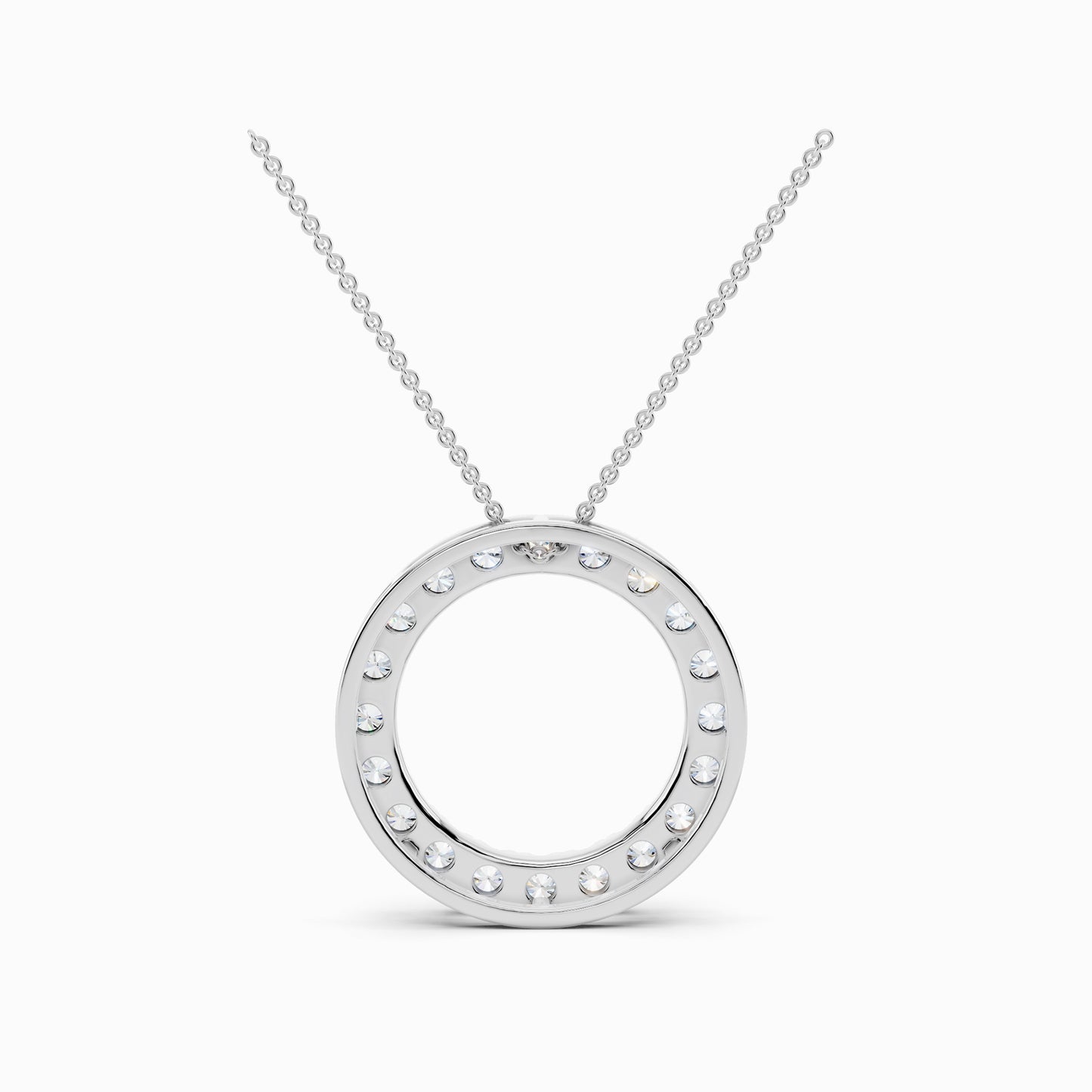 Nemesia Eternity Circle Pendant