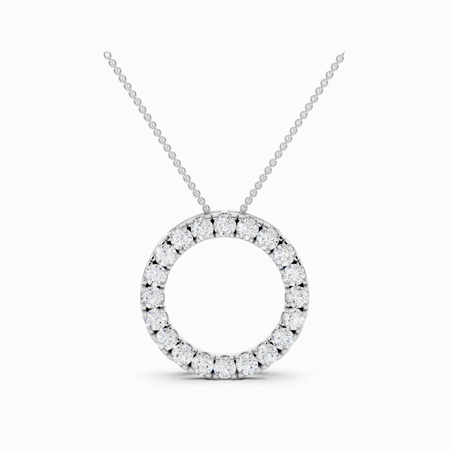 Nemesia Eternity Circle Pendant