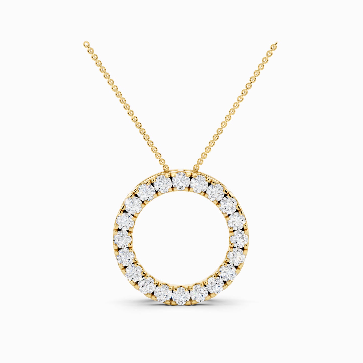 Nemesia Eternity Circle Pendant