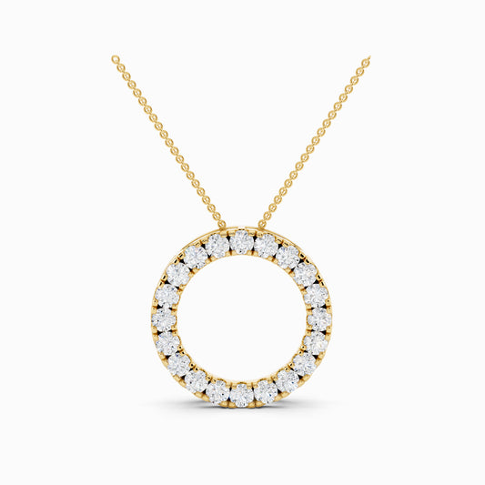 Nemesia Eternity Circle Pendant