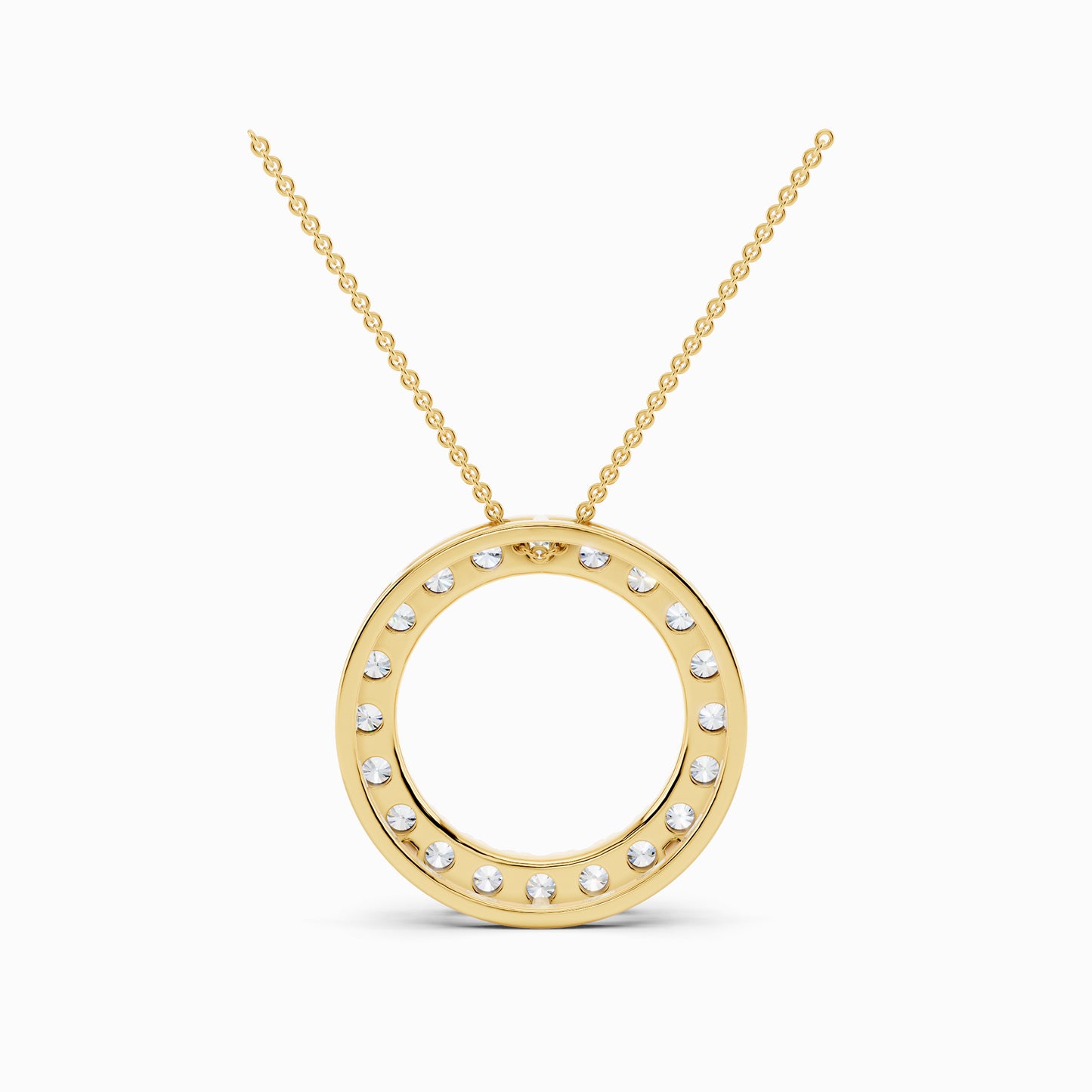 Nemesia Eternity Circle Pendant