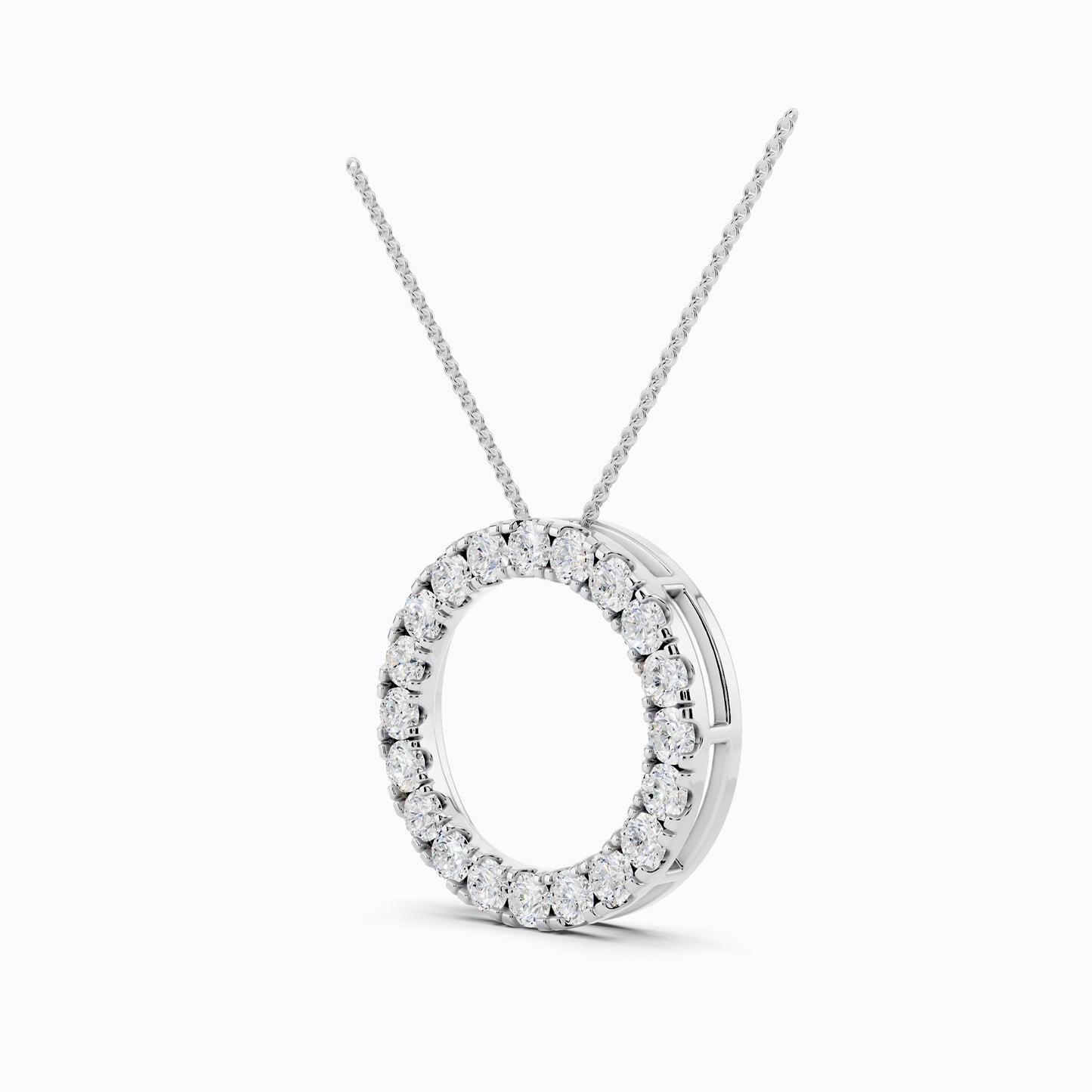 Nemesia Eternity Circle Pendant