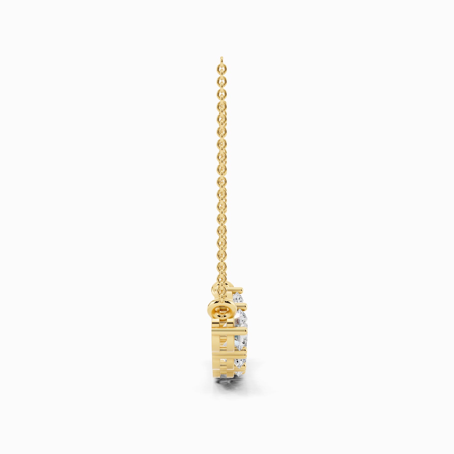 Prunella Seven Stone Round Cut Pendant