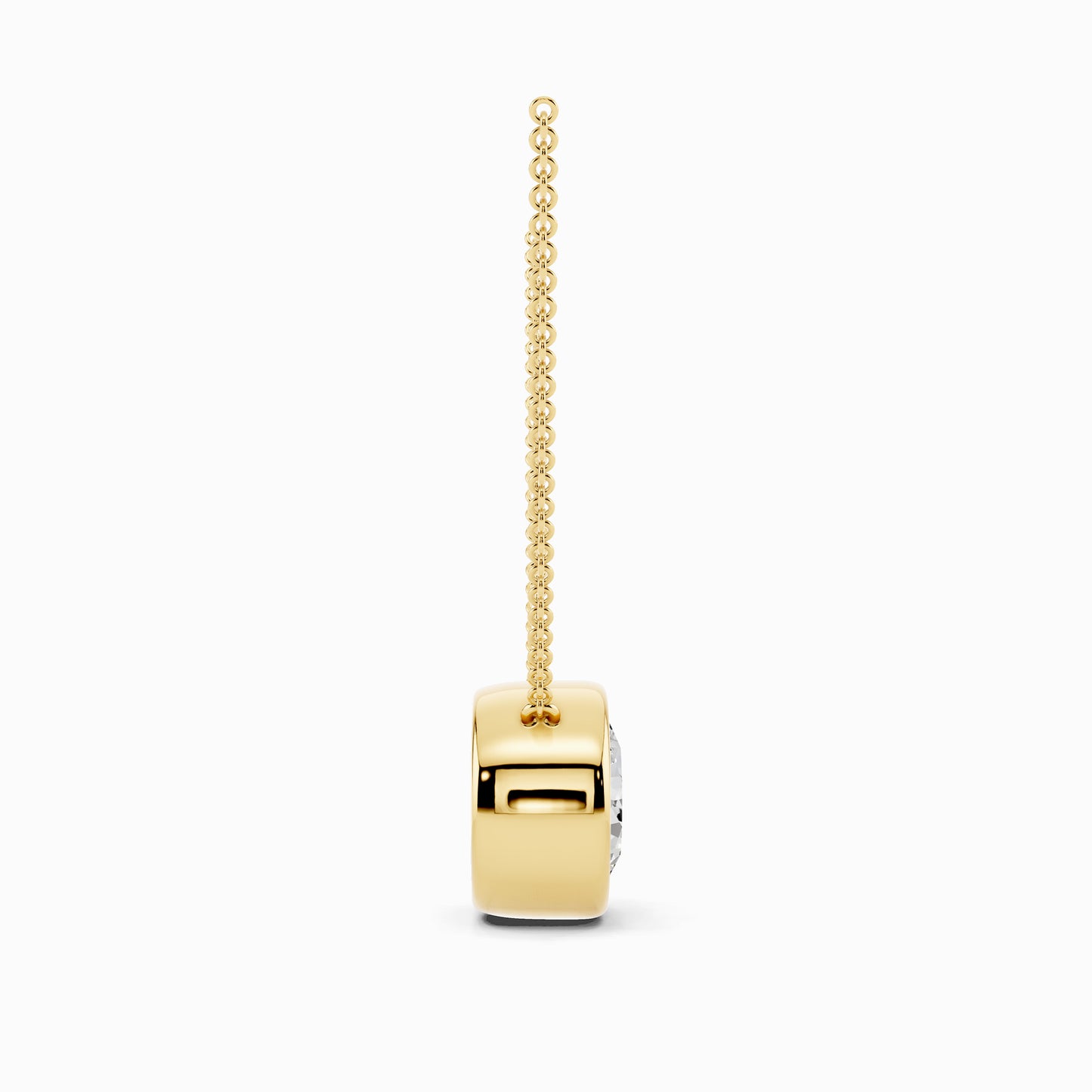 Amaryllis Round Cut Solitaire Pendant