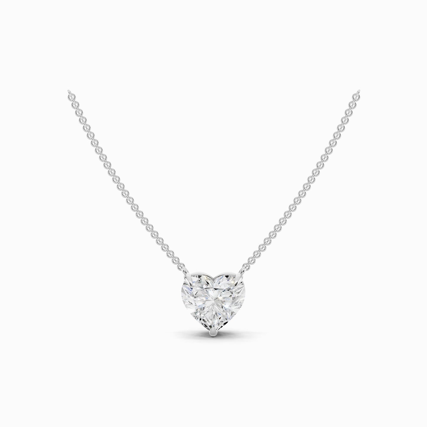 Keira Heart Cut Solitaire Pendant