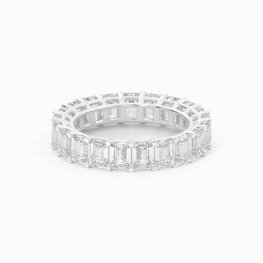 Floréa Eternity Emerald Cut Wedding Ring