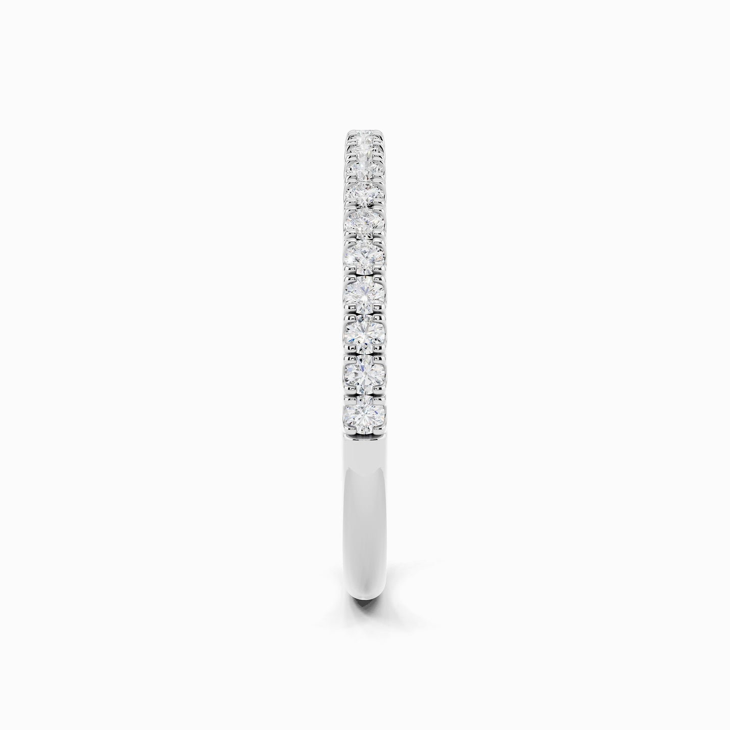 Roseline Half Eternity 0.21 Carat Round Cut Wedding Ring