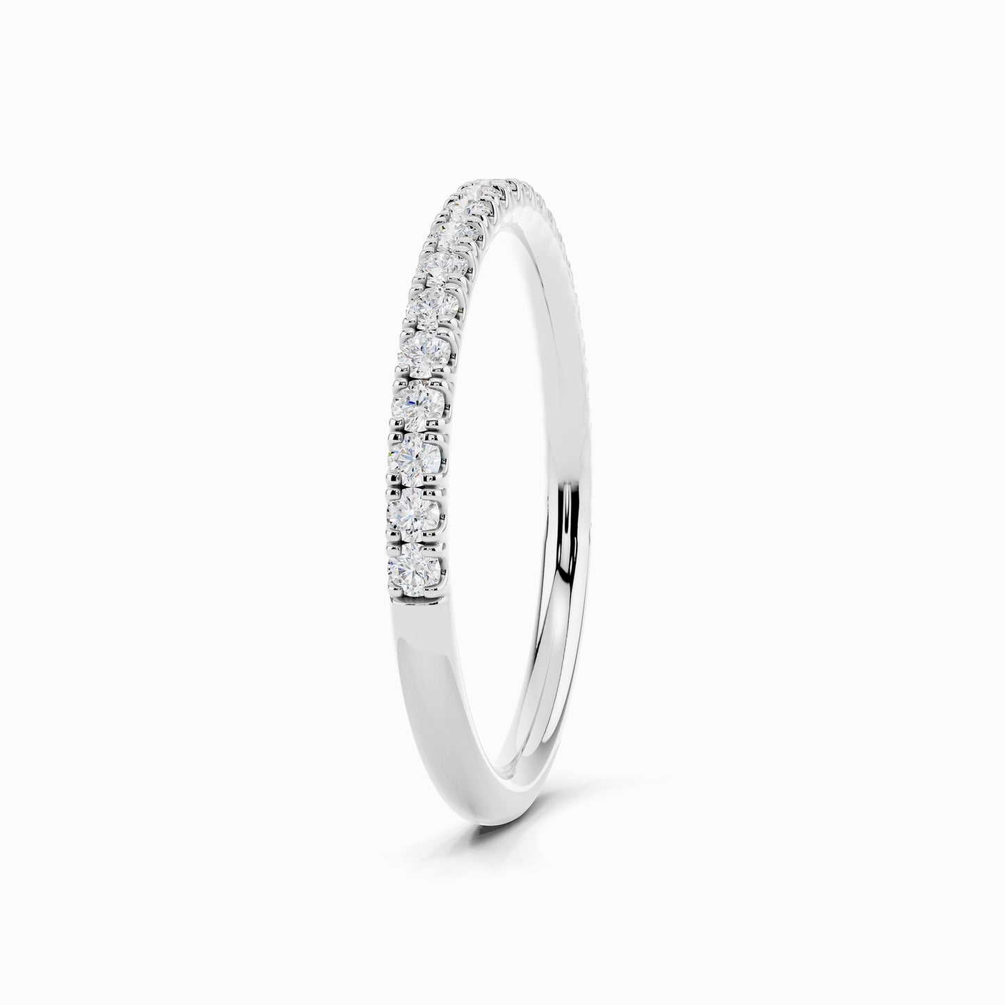 Roseline Half Eternity 0.21 Carat Round Cut Wedding Ring