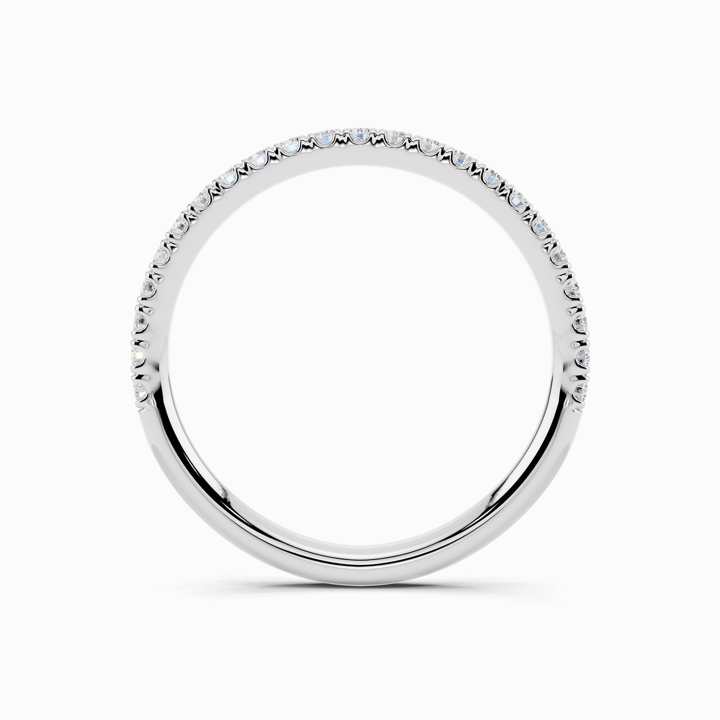 Roseline Half Eternity 0.21 Carat Round Cut Wedding Ring