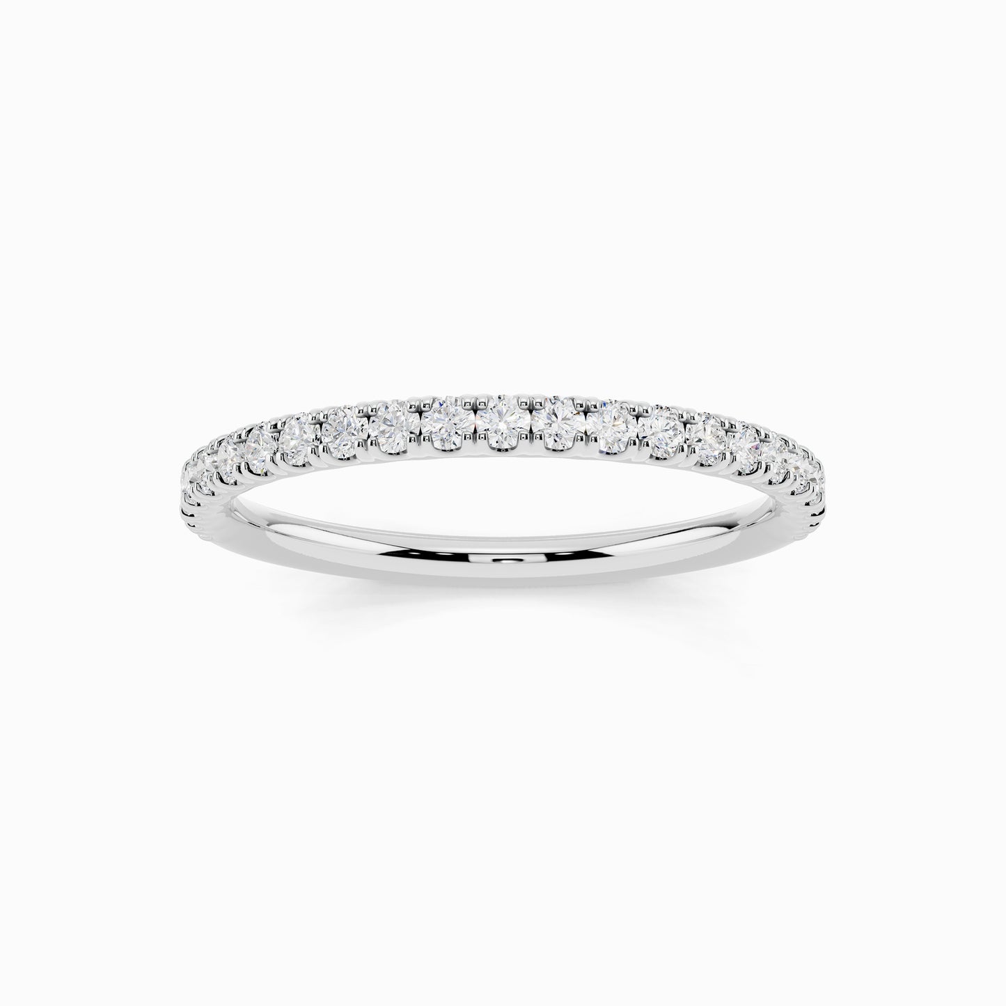 Roseline Half Eternity 0.21 Carat Round Cut Wedding Ring
