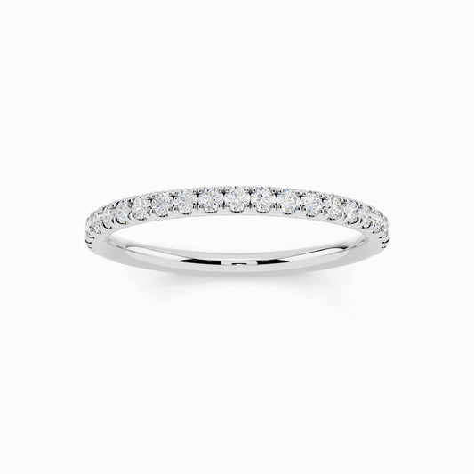 Roseline Half Eternity 0.17 Carat Round Cut Wedding Ring