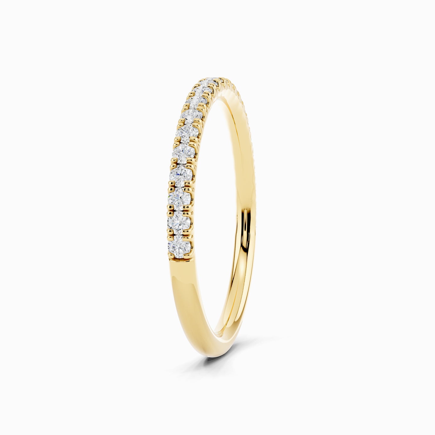 Roseline Half Eternity 0.21 Carat Round Cut Wedding Ring