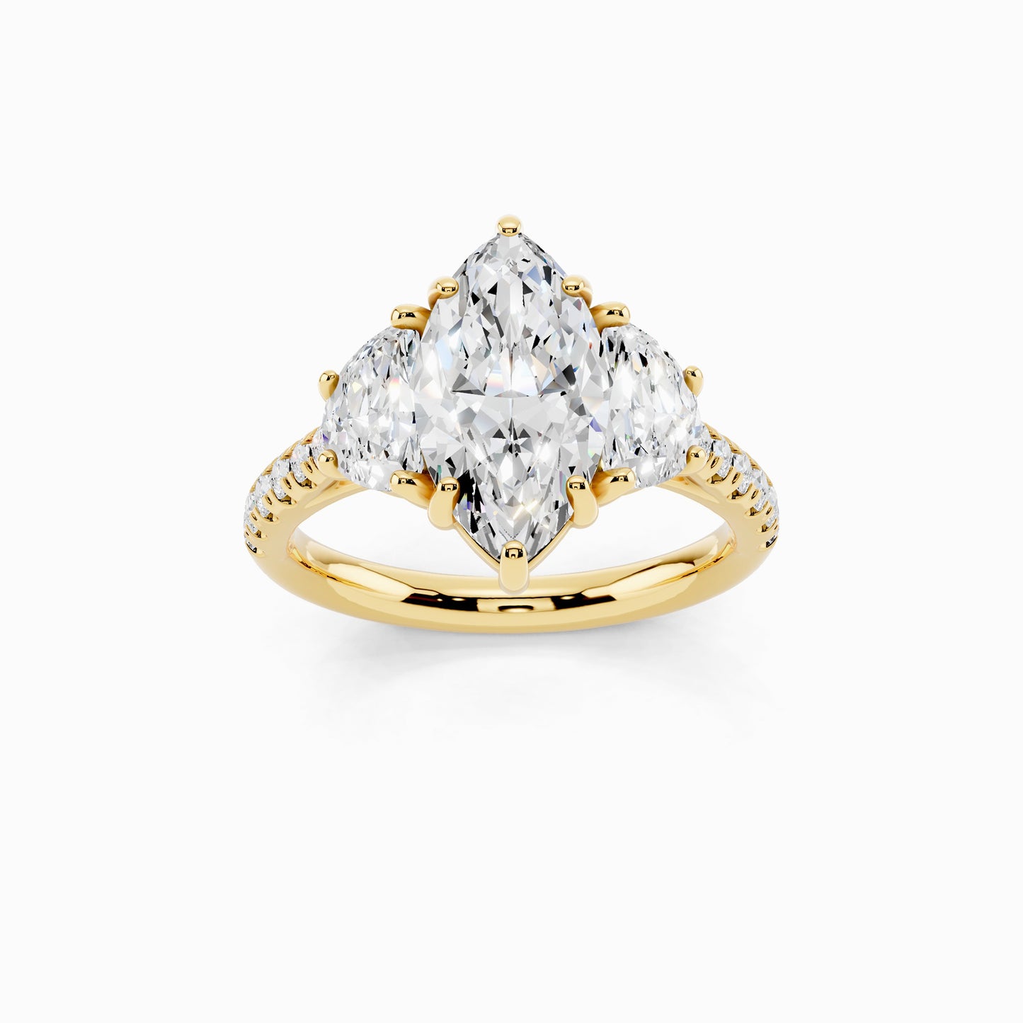 Zyla Marquise Cut Engagement Ring