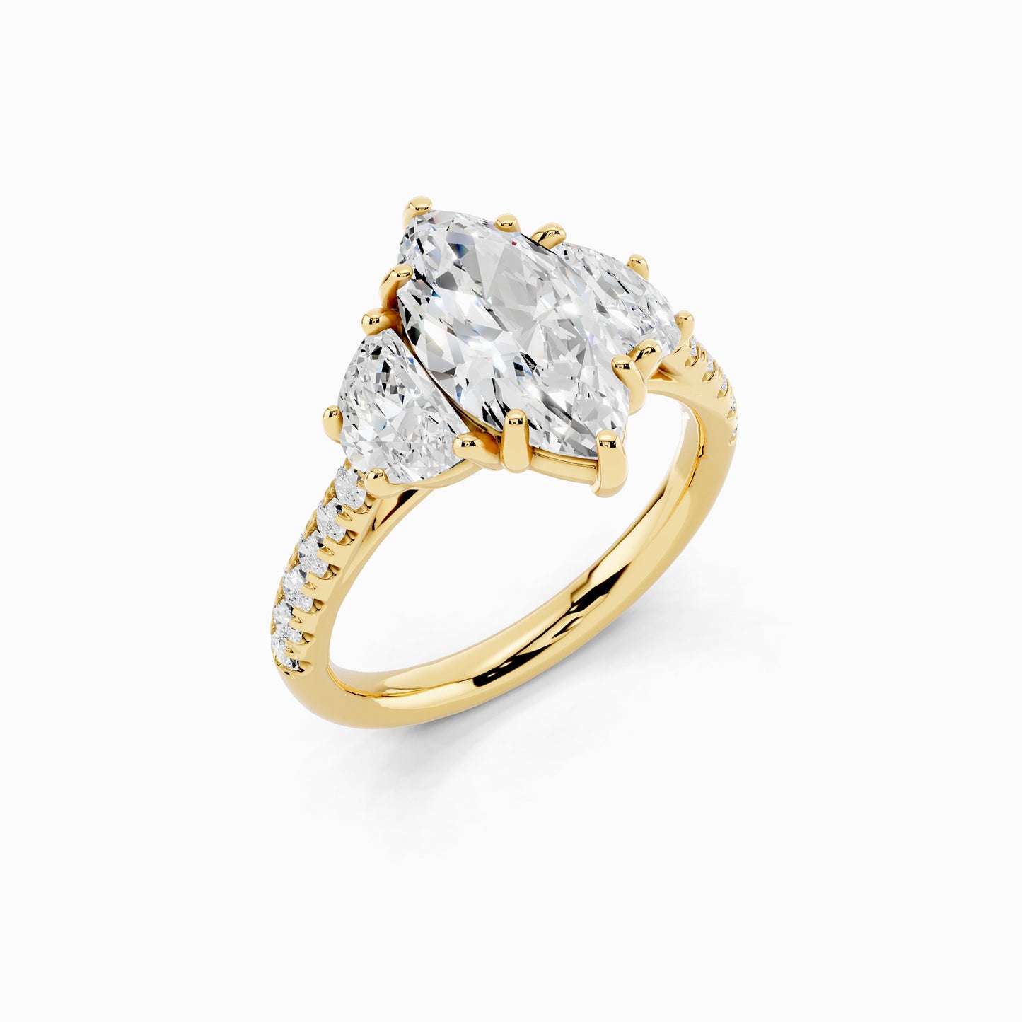 Zyla Marquise Cut Engagement Ring