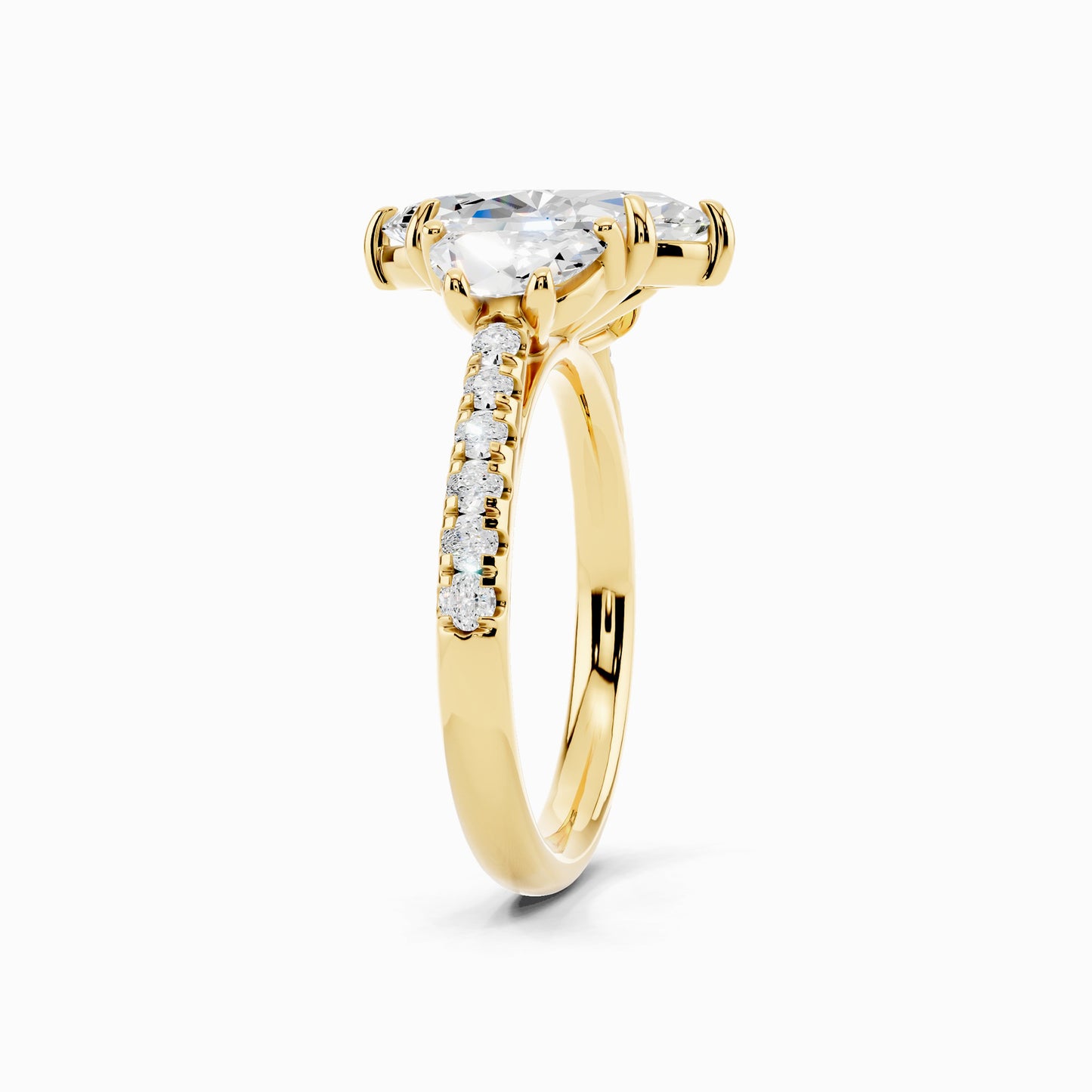 Zyla Marquise Cut Engagement Ring