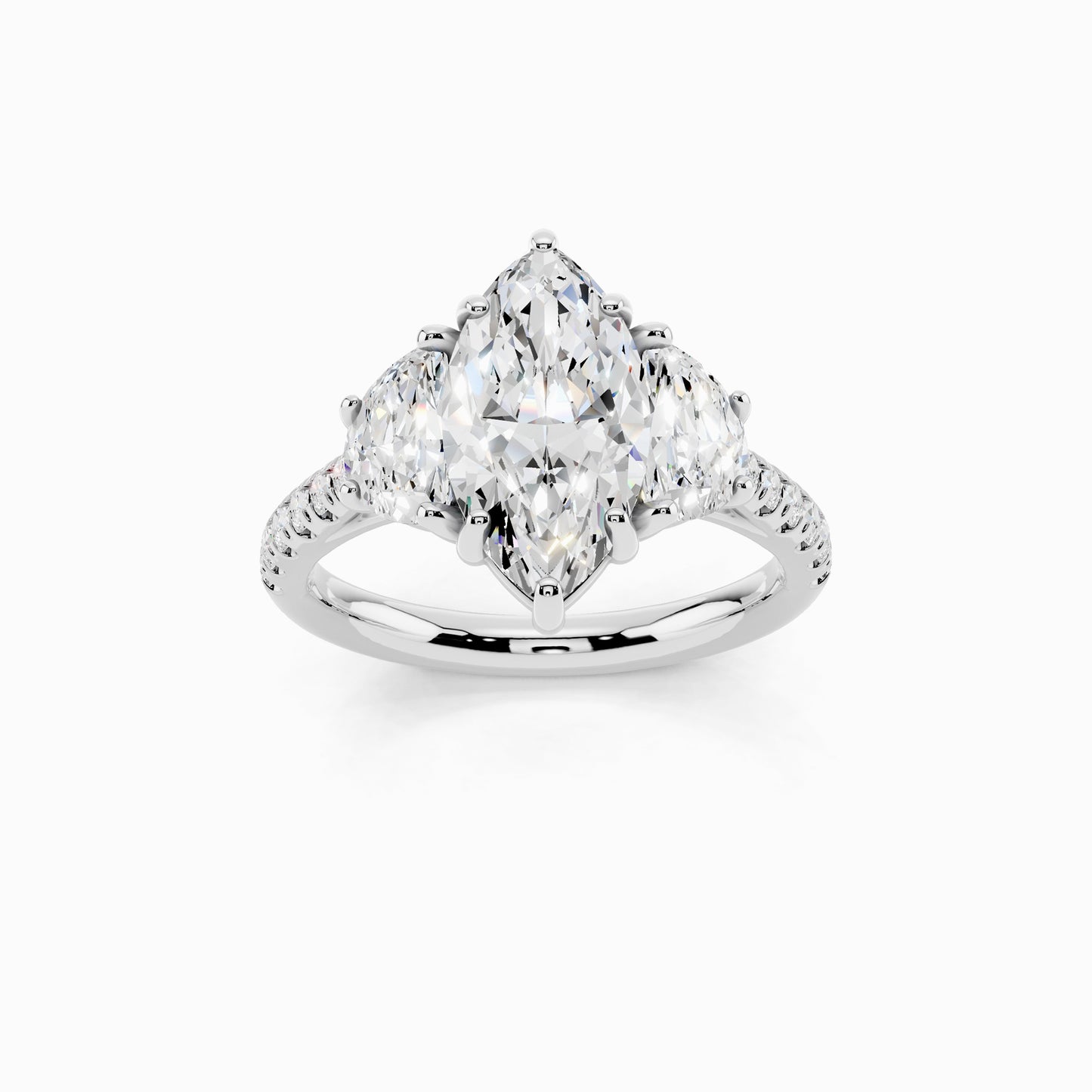 Zyla Marquise Cut Engagement Ring