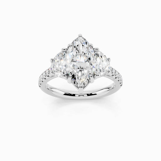 Zyla Marquise Cut Engagement Ring