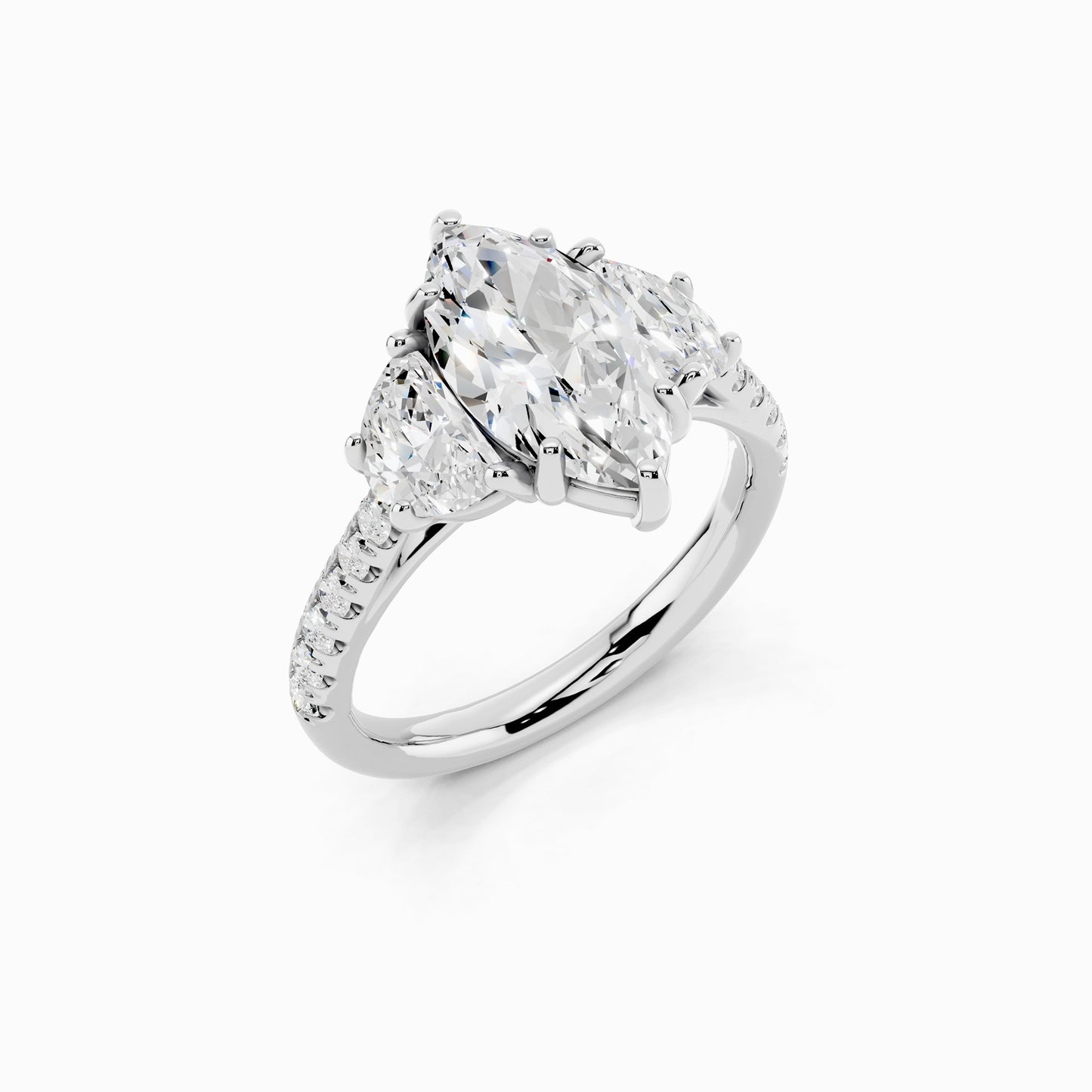 Zyla Marquise Cut Engagement Ring