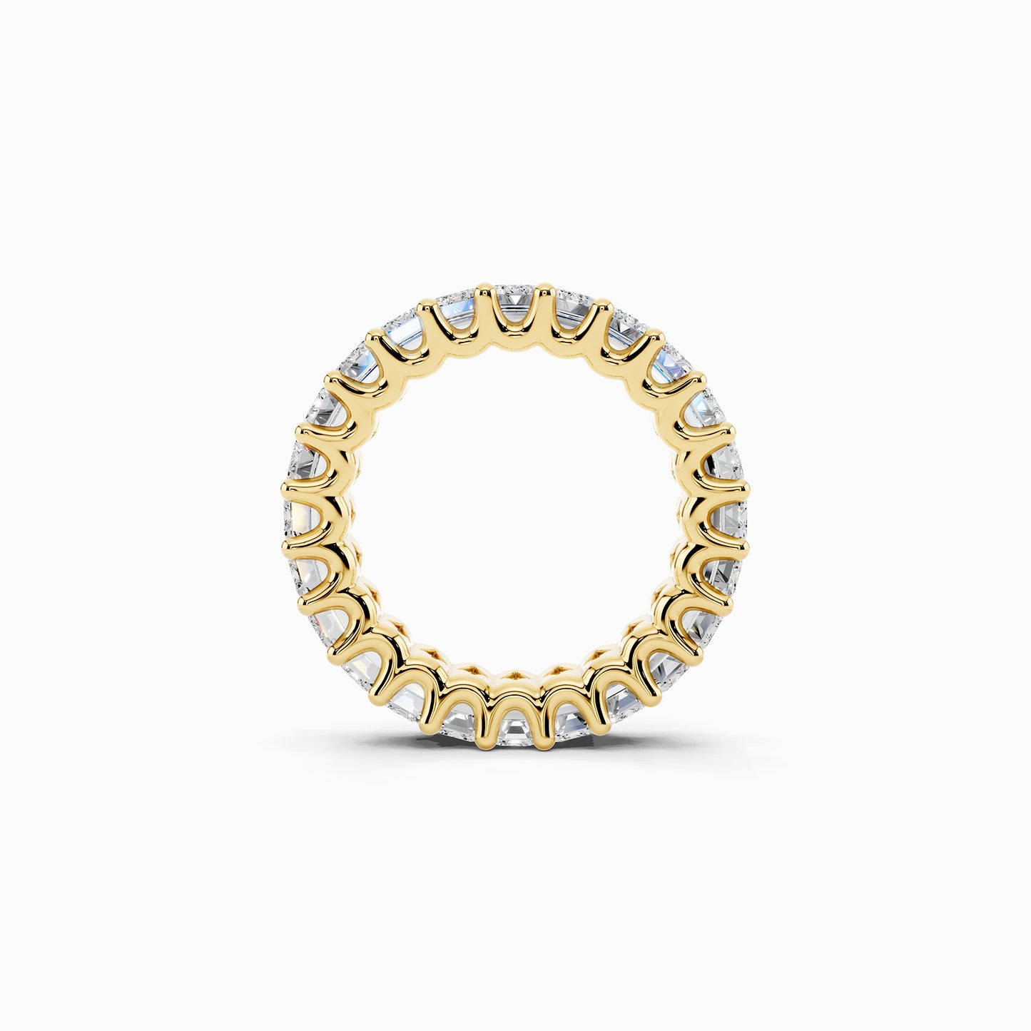 Lantana Emerald Cut Eternity Wedding Ring