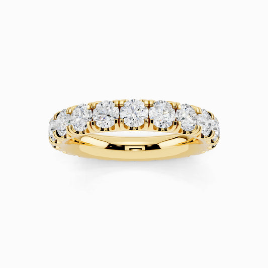 Jasmine Eternity Emerald Cut Wedding Ring