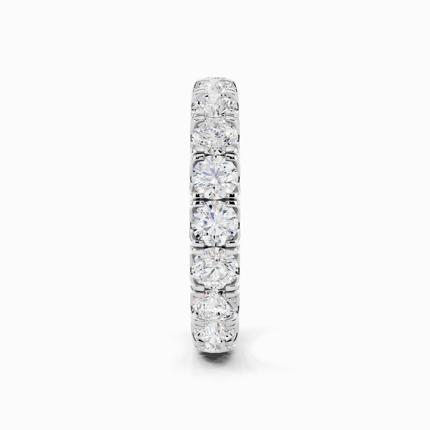 Jasmine Eternity Emerald Cut Wedding Ring