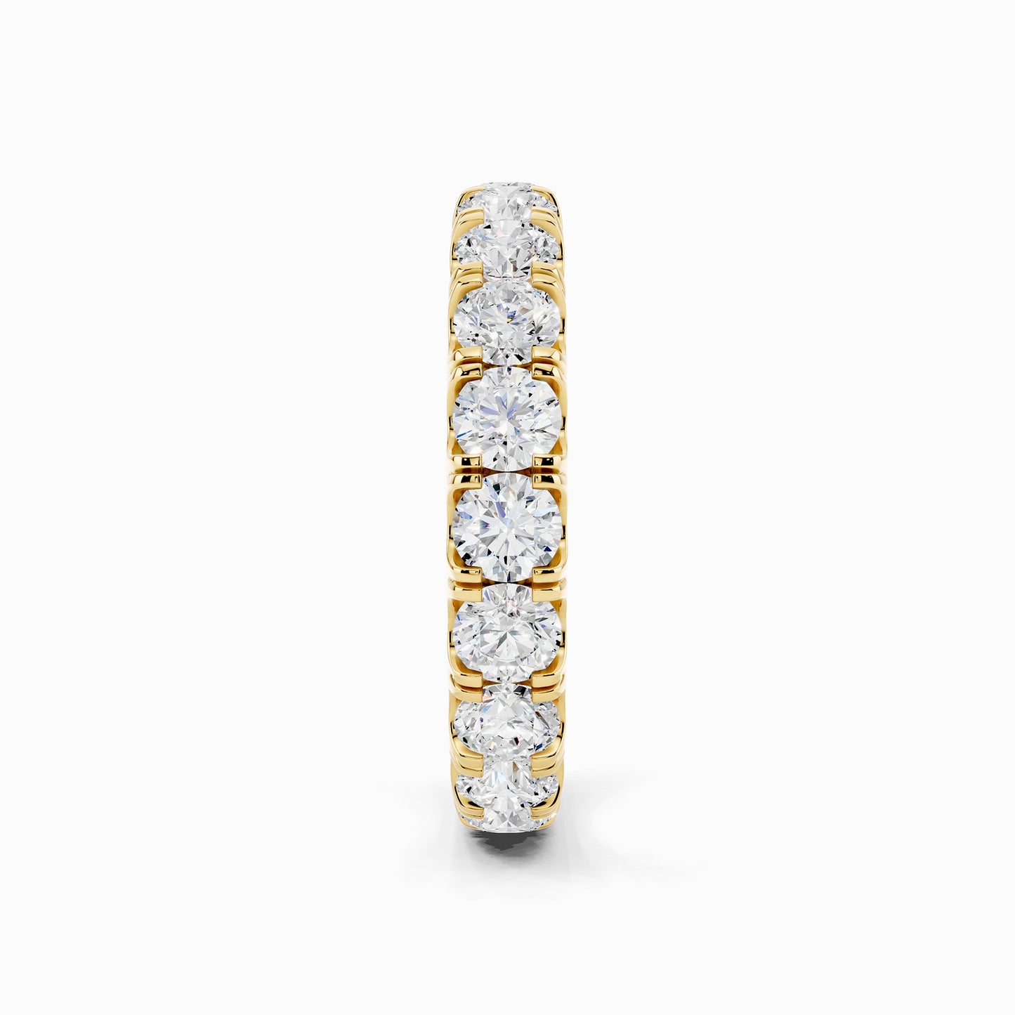 Jasmine Eternity Emerald Cut Wedding Ring