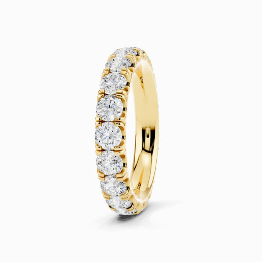 Jasmine Eternity Emerald Cut Wedding Ring