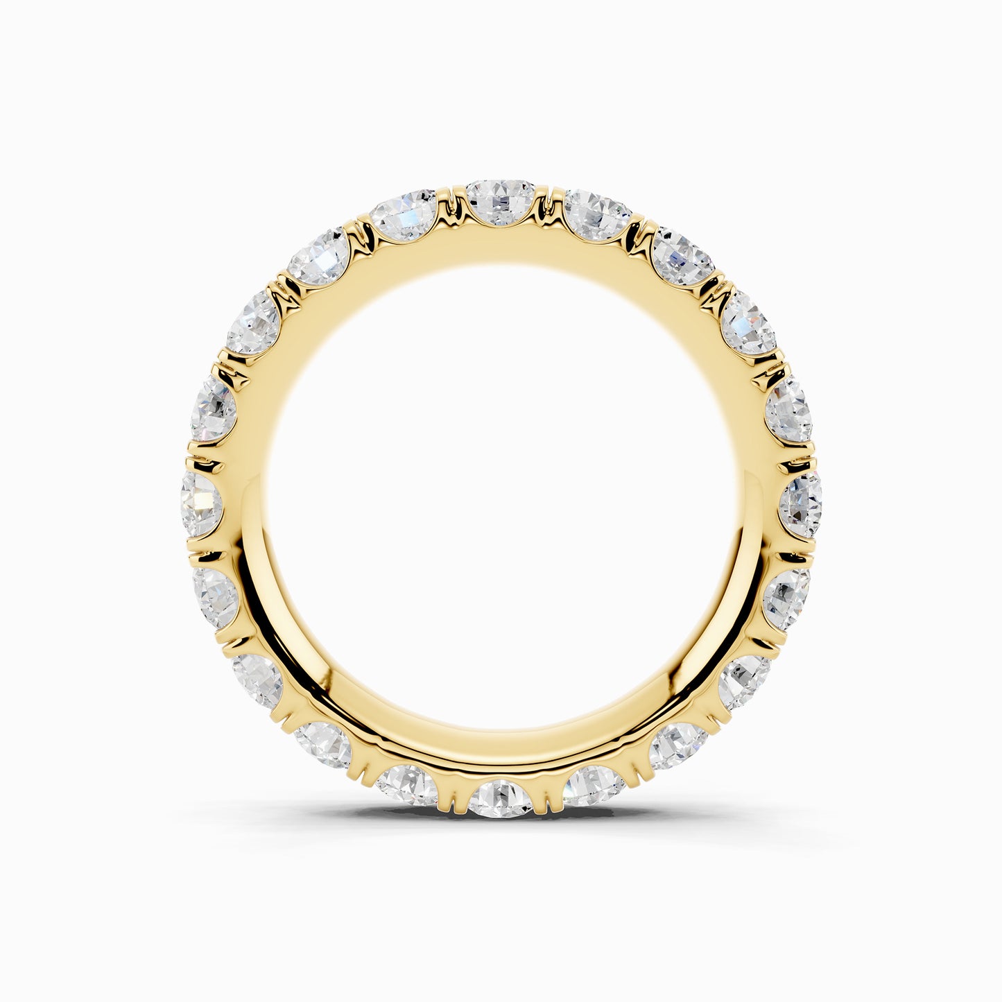 Jasmine Eternity Emerald Cut Wedding Ring