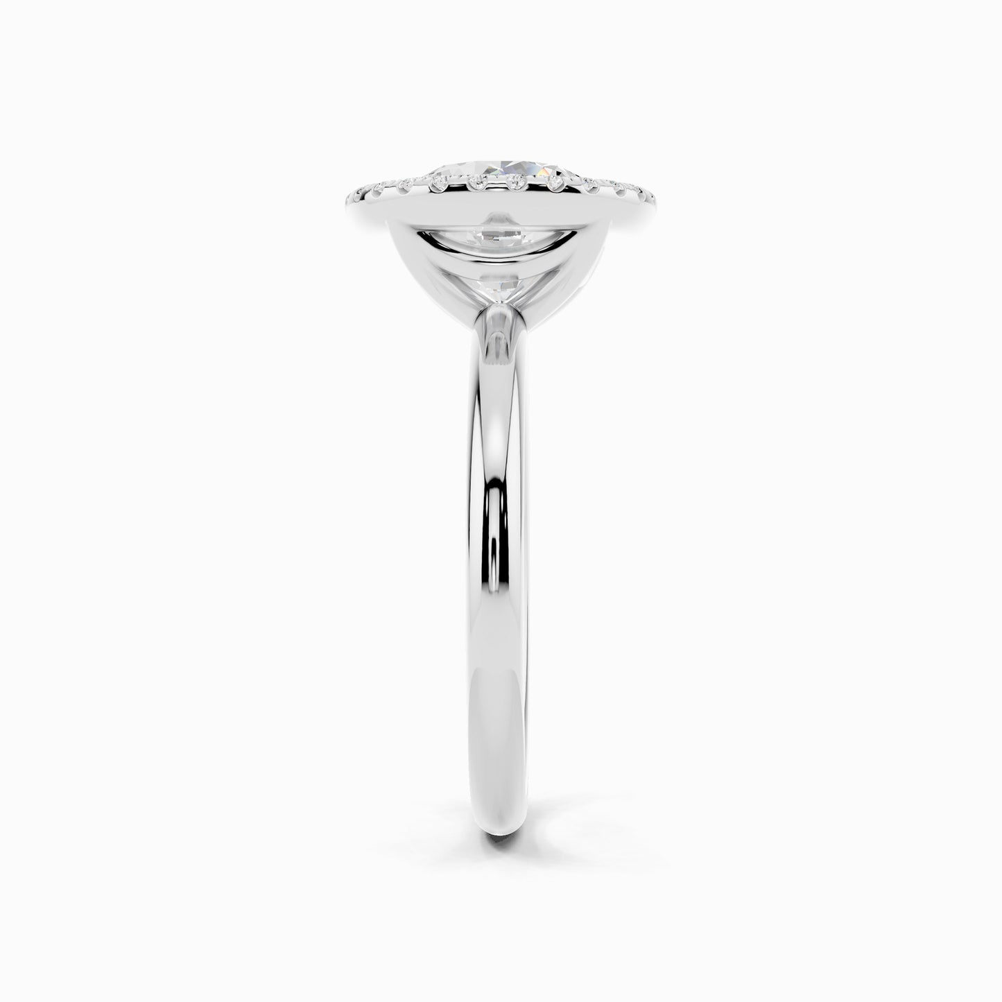 Marilla Round Cut Halo Engagement Ring