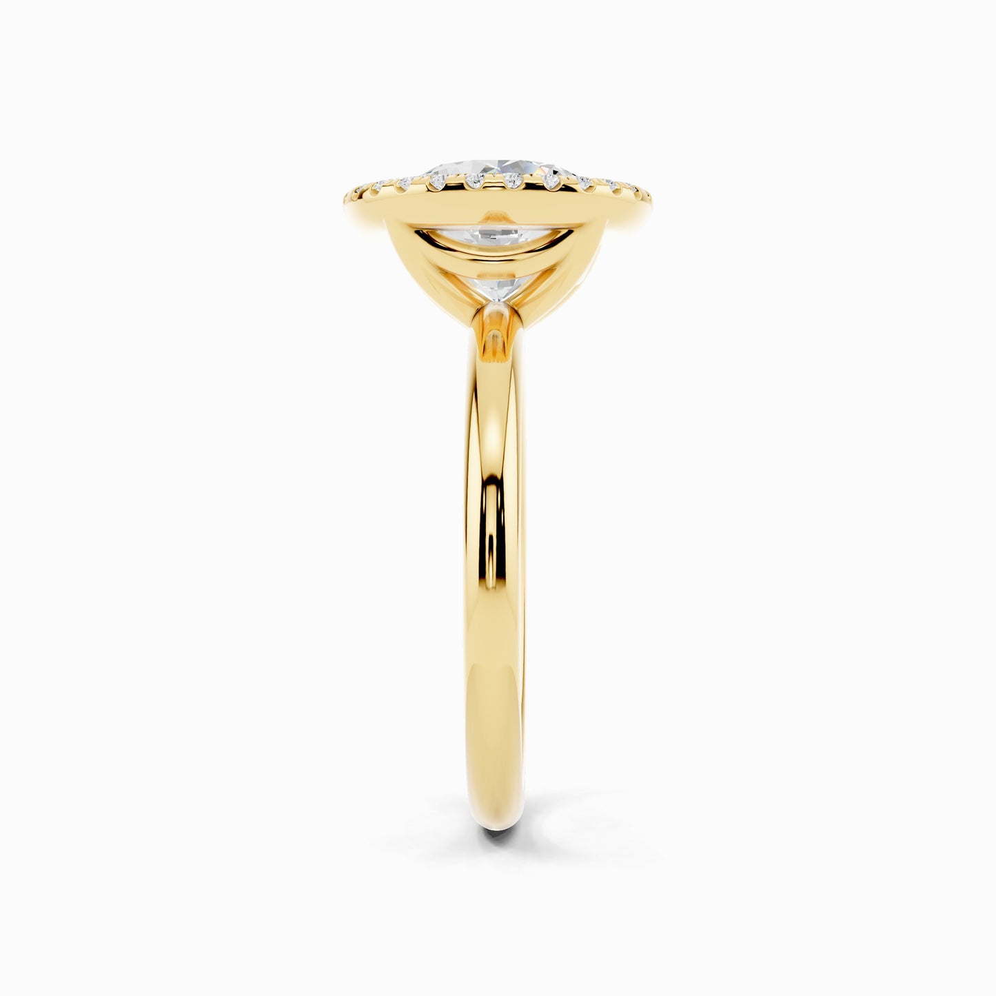 Marilla Round Cut Halo Engagement Ring